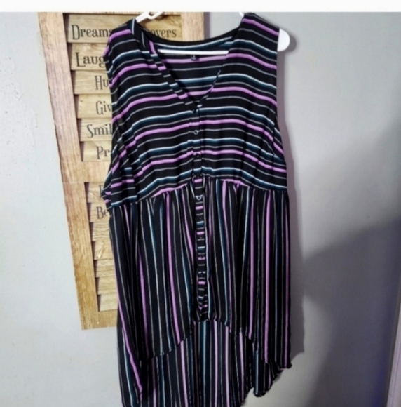 Torrid 2x Lexie Georgette Tunic Tank - Picture 3 of 4